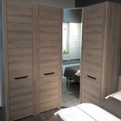 АФИНА А4 Шкаф для одежды и белья (таормина) в Лысьве - lysva.mebel24.online | фото 3