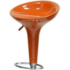 Барный стул Barneo N-100 Bomba оранжевый глянец в Лысьве - lysva.mebel24.online | фото 2