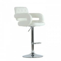 Барный стул Barneo N-135 Gregor белая в Лысьве - lysva.mebel24.online | фото