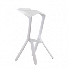 Барный стул Barneo N-227 Miura белый в Лысьве - lysva.mebel24.online | фото