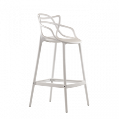 Барный стул Barneo N-235 Masters, белый, design Phillip Stark в Лысьве - lysva.mebel24.online | фото
