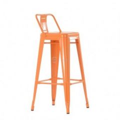 Барный стул Barneo N-242 Tolix Style 2003 Оранжевый в Лысьве - lysva.mebel24.online | фото 1