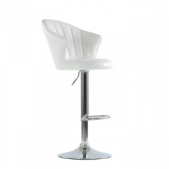 Барный стул Barneo N-31 Лидер Белый глянец в Лысьве - lysva.mebel24.online | фото