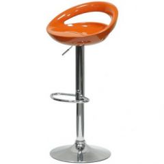 Барный стул Barneo N-6 Disco оранжевый глянец в Лысьве - lysva.mebel24.online | фото