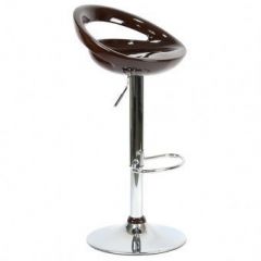 Барный стул Barneo N-6 Disco темно-коричневый глянец в Лысьве - lysva.mebel24.online | фото