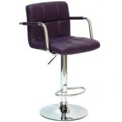 Барный стул Barneo N-69 Kruger Arm Фиолетовый в Лысьве - lysva.mebel24.online | фото