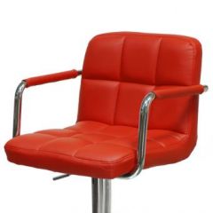 Барный стул Barneo N-69 Kruger Arm Красный в Лысьве - lysva.mebel24.online | фото 2
