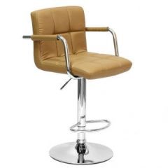 Барный стул Barneo N-69 Kruger Arm Светло-коричневый в Лысьве - lysva.mebel24.online | фото