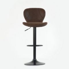 Барный стул Barneo N-86 Time / Black / VPU Brown Vintage коричневый винтаж PK970-18 в Лысьве - lysva.mebel24.online | фото 3