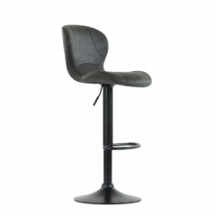 Барный стул Barneo N-86 Time / Black / VPU Dark Gray Vintage серый винтаж 970-11 в Лысьве - lysva.mebel24.online | фото
