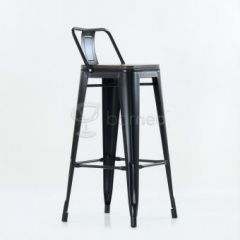 Барный стул N-238 Tolix Wood style Черный в Лысьве - lysva.mebel24.online | фото 5