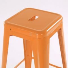 Барный табурет Barneo N-241 Tolix Style (RAL2003 оранжевый) в Лысьве - lysva.mebel24.online | фото 3