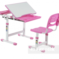 Комплект парта + стул трансформеры Cantare Pink в Лысьве - lysva.mebel24.online | фото