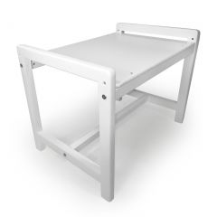 Детский растущий комплект стол и два стула  Я САМ "Лофт" (Белый, Белый) в Лысьве - lysva.mebel24.online | фото 3
