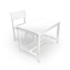 Детский растущий комплект стол и стул Я САМ "Лофт" (Белый, Белый) в Лысьве - lysva.mebel24.online | фото