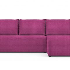 Диван угловой Алиса Shaggy FUCHSIA без подлокотников в Лысьве - lysva.mebel24.online | фото 2