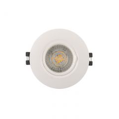 DK3028-WH Встраиваемый светильник, IP 20, 10 Вт, GU5.3, LED, белый, пластик в Лысьве - lysva.mebel24.online | фото