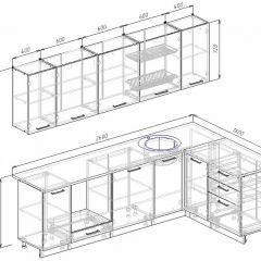 Кухонный гарнитур угловой Пайн 2600х1600 (Стол. 26мм) в Лысьве - lysva.mebel24.online | фото 2