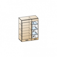 Гостиная Камелия Композиция 1 (Гикори Джексон темный) в Лысьве - lysva.mebel24.online | фото 9