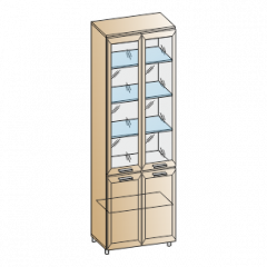 Гостиная Мелисса Композиция 3 (Гикори Джексон светлый) в Лысьве - lysva.mebel24.online | фото 7