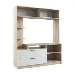 СОФИ Гостиная (модульная) дуб сонома/белый глянец в Лысьве - lysva.mebel24.online | фото 6