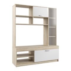 СОФИ Гостиная (модульная) дуб сонома/белый глянец в Лысьве - lysva.mebel24.online | фото 3