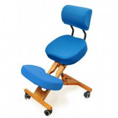 Коленный стул со спинкой Smartstool KW02В + Чехлы в Лысьве - lysva.mebel24.online | фото 2