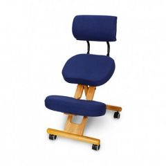 Коленный стул со спинкой Smartstool KW02В + Чехлы в Лысьве - lysva.mebel24.online | фото 3