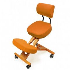 Коленный стул со спинкой Smartstool KW02В + Чехлы в Лысьве - lysva.mebel24.online | фото 4