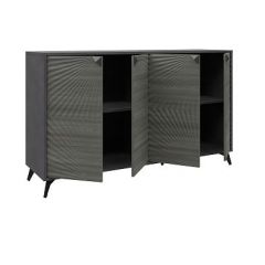 Комодино ПМ-390.03 Комод (ЛДСП Матера/МДФ Санторини темный) в Лысьве - lysva.mebel24.online | фото 3