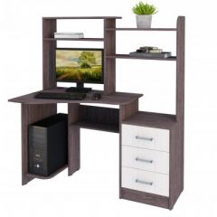 Компьютерный стол №16 (Анкор темныйанкор темный) в Лысьве - lysva.mebel24.online | фото 2