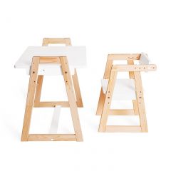 Комплект детской мебели стол и  два стула Я САМ "Лофт-Дуо" (Белый) в Лысьве - lysva.mebel24.online | фото 6