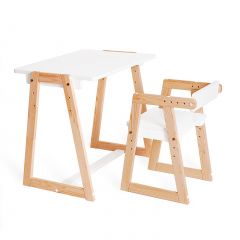 Комплект детской мебели стол и  два стула Я САМ "Лофт-Дуо" (Белый) в Лысьве - lysva.mebel24.online | фото 8