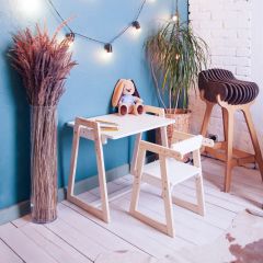 Комплект детской мебели стол и  два стула Я САМ "Лофт-Дуо" (Белый) в Лысьве - lysva.mebel24.online | фото 10