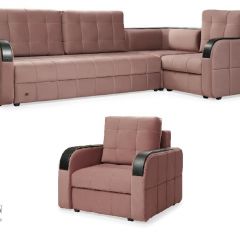 Комплект мягкой мебели Остин HB-178-18 (Велюр) Угловой + 1 кресло в Лысьве - lysva.mebel24.online | фото