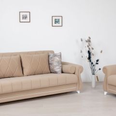 Комплект Роуз ТД 412 диван-кровать + кресло + комплект подушек в Лысьве - lysva.mebel24.online | фото