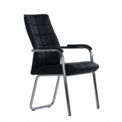Кресло Barneo K-14 для посетителей и переговорных (черный) в Лысьве - lysva.mebel24.online | фото