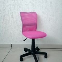 Кресло Barneo K-401 детское (розовая ткань/сетка) в Лысьве - lysva.mebel24.online | фото