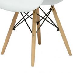 Кресло Barneo N-14 WoodMold белый в Лысьве - lysva.mebel24.online | фото 2