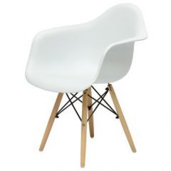 Кресло Barneo N-14 WoodMold белый в Лысьве - lysva.mebel24.online | фото