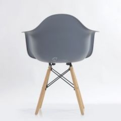 Кресло Barneo N-14 WoodMold серый в Лысьве - lysva.mebel24.online | фото 3