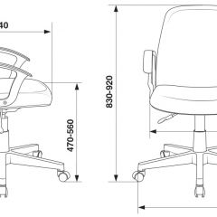 Кресло Бюрократ CH-808-LOW/#B черный 3С11 в Лысьве - lysva.mebel24.online | фото 4