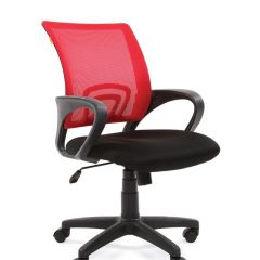 Кресло для оператора CHAIRMAN 696 black (ткань TW-11/сетка TW-69) в Лысьве - lysva.mebel24.online | фото 1