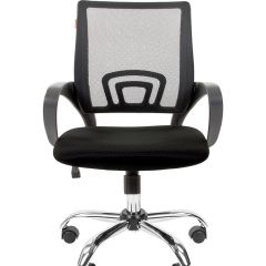 Кресло для оператора CHAIRMAN 696 хром (ткань TW-11/сетка TW-01) в Лысьве - lysva.mebel24.online | фото 2