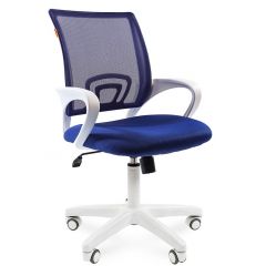 Кресло для оператора CHAIRMAN 696 white (ткань TW-10/сетка TW-05) в Лысьве - lysva.mebel24.online | фото