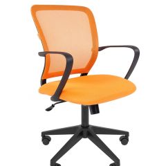 Кресло для оператора CHAIRMAN 698 (ткань/сетка TW - оранжевый) в Лысьве - lysva.mebel24.online | фото 1
