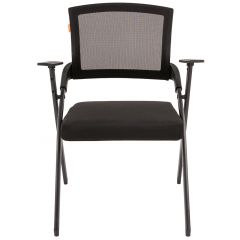 Кресло для посетителей CHAIRMAN NEXX (ткань стандарт черный/сетка DW-01) в Лысьве - lysva.mebel24.online | фото 2