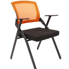 Кресло для посетителей CHAIRMAN NEXX (ткань стандарт черный/сетка DW-66) в Лысьве - lysva.mebel24.online | фото 1