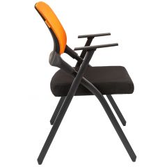 Кресло для посетителей CHAIRMAN NEXX (ткань стандарт черный/сетка DW-66) в Лысьве - lysva.mebel24.online | фото 3