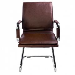Кресло для посетителя Бюрократ CH-993-Low-V/Brown коричневый в Лысьве - lysva.mebel24.online | фото 4